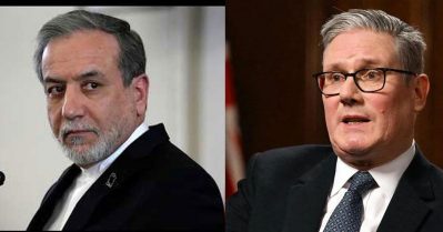 ഇറാനെ ആക്രമിക്കാന്‍ പങ്കുചേരുന്നതിലൂടെ ബ്രിട്ടീഷുകാരുടെ ജീവനാണ് നിങ്ങള്‍ അപകടത്തിലാക്കുന്നത്; യു.കെയോട് അരാഗ്ചി