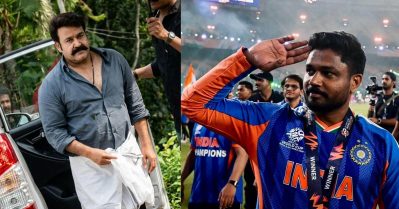 അവസാനിച്ചെന്ന് പ്രേക്ഷകര്‍ മുദ്രകുത്തിയ രണ്ടുപേര്‍; ചര്‍ച്ചയായി മോഹന്‍ലാലും സഞ്ജു സാംസണും