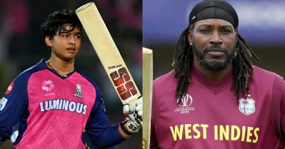 ഒരു ഓവറില്‍ ആറ് സിക്‌സറുണ്ടായിട്ടും ചെറുക്കന്‍ ലക്ഷ്യമിട്ടത് സാക്ഷാല്‍ ഗെയ്‌ലിനെ; 175 റണ്‍സ് തകര്‍ക്കണമെന്ന് സൂര്യവംശി