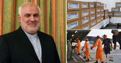 'ആത്മാര്‍ത്ഥമായി നന്ദി പറയുന്നു'; മെഡിക്കല്‍ സഹായവുമായി ഇന്ത്യയുടെ ആദ്യ കപ്പല്‍ ഇറാനില്‍