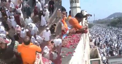 രാമനില്ലാതെ റമദാനില്ല; ഈദ്ഗാഹിന് നേരെ പുഷ്പാര്‍ച്ചന നടത്തി ജയ്പൂരിലെ ഹൈന്ദവ വിശ്വാസികള്‍; വീഡിയോ