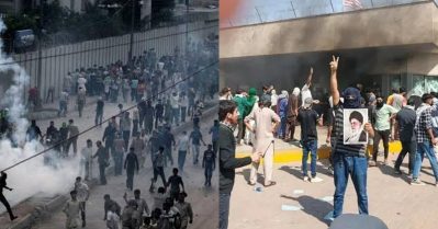 ഖാംനഇയുടെ കൊലപാതകം; കറാച്ചിയില്‍ യു.എസ് കോണ്‍സുലേറ്റിന് നേരെ ആക്രമണം, വെടിവെപ്പില്‍ പത്ത് മരണം