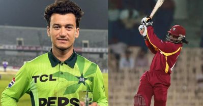 ഗെയ്‌ലിന് ചെക്ക് വെച്ച് പാകിസ്ഥാന്റെ 20കാരന്‍; ബംഗ്ലാ കടുവകളെ മലര്‍ത്തിയടിച്ചവന് സൂപ്പര്‍ നേട്ടം