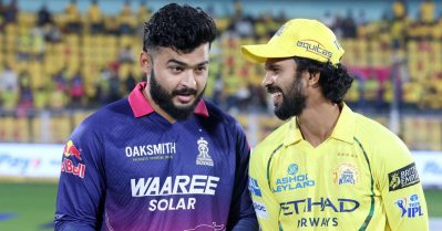 'തീരുമാനം പരാഗിന്റേത്'; രാജസ്ഥാനും ചെന്നൈയും കൊമ്പുകോര്‍ക്കുമ്പോള്‍ തീപാറും!