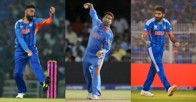 വിക്കറ്റ് വേട്ടക്കാരന്‍ സാക്ഷാല്‍ സച്ചിനൊപ്പം; ഒറ്റ ലോകകപ്പില്‍ ഒന്നിച്ച് ഇടം നേടി ബുംറയും ചക്രവര്‍ത്തിയും