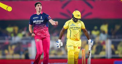 രാജസ്ഥാനെതിരെ അടിപതറി ചെന്നൈ; പവര്‍പ്ലേയില്‍ സഞ്ജുവടക്കം തീന്നത് നാല് പേര്‍!