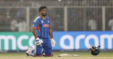 സഞ്ജുവിന് തിരിച്ചടി; വിന്‍ഡീസിനെതിരെയുള്ള സെലിബ്രേഷന്‍ പണിയാവുമോ?