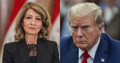 'കുര്‍ദുകളെ വെറുതെ വിടുക, ഞങ്ങള്‍ വാടകയ്‌ക്കെടുക്കാവുന്ന തോക്കുകളല്ല': ട്രംപിനെതിരെ ഇറാഖി പ്രഥമ വനിത