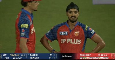 ഒരു പന്ത് കൂടെ എറിഞ്ഞിരുന്നേല്‍ അഞ്ച് ഓവര്‍ തികയ്ക്കാമായിരുന്നില്ലേ... നാണക്കേടില്‍ അര്‍ഷ്ദീപ്