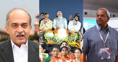 ആന്ധ്രയിലെ നിയമസഭാ തെരഞ്ഞെടുപ്പില്‍ രാത്രി എട്ടിനും പുലര്‍ച്ചെ രണ്ടിനുമിടയില്‍ 52 ലക്ഷം വോട്ടുകള്‍ രേഖപ്പെടുത്തി, ഗുരുതര ആരോപണവുമായി പ്രശാന്ത് ഭൂഷണും പരകാല പ്രഭാകറും