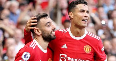 ഗോള്‍ അടിച്ചും അടിപ്പിച്ചും ക്യാപ്റ്റന്‍; മാഞ്ചസ്റ്ററിലെ റൊണാള്‍ഡോയുടെ റെക്കോഡിനൊപ്പം ബ്രൂണോ