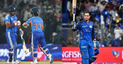 സഞ്ജുവും ഇഷാനും ഒപ്പത്തിനൊപ്പം, ലിസ്റ്റില്‍ പടയോട്ടം തുടര്‍ന്ന് ഡി കോക്ക്; ആദ്യ മാച്ചിലെ സെഞ്ച്വറിയെത്തിച്ചത്...