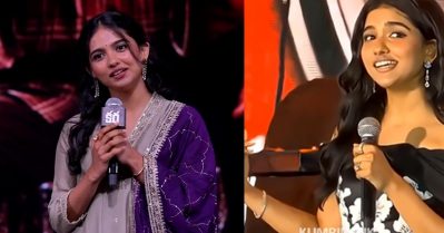 ഒരിക്കല്‍ ചൂട് വെള്ളത്തില്‍ വീണതാ ഇനി പച്ചവെള്ളം കണ്ടാലും പേടിക്കും; മമിതയെ പ്രാങ്ക് ചെയ്ത് അവതാരക