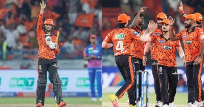 ദല്‍ഹിയെ തരിപ്പണമാക്കി ഉദിച്ച് ഉദയസൂര്യന്മാര്‍; അഭിഷേകിന്റെ സെഞ്ച്വറിയില്‍ ഹാട്രിക്ക് വിജയം