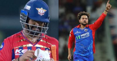 കുല്‍ദീപ് പന്തെടുക്കും മുമ്പേ ഔട്ടായി; വല്ലാത്തൊരു നിര്‍ഭാഗ്യത്തില്‍ നഷ്ടപ്പെട്ട സ്റ്റാര്‍ ബാറ്റില്‍