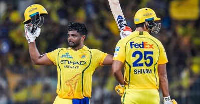 2008ല്‍ മക്കല്ലം തുടങ്ങിവെച്ച റെക്കോഡില്‍ സഞ്ജുവിന്റെ കുതിപ്പ്; നാലാം തവണയും തൂക്കി!