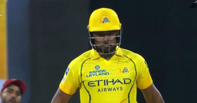 ചെപ്പോക്കിലും സഞ്ജുവിന് രക്ഷയില്ല, ഹോം അരങ്ങേറ്റത്തിലും നിരാശ