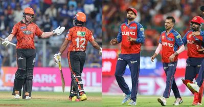 വാംഖഡെയില്‍ ചരിത്രം കുറിച്ച് ഹൈദരാബാദ്; ഉദയസൂര്യന്മാരുടെ നരനായാട്ടില്‍ കരഞ്ഞത് പഞ്ചാബ്