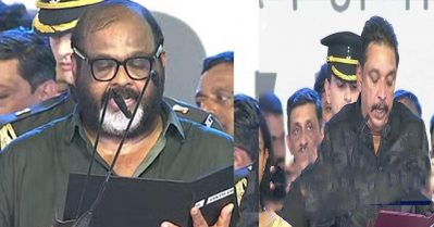 മുഖ്യമന്ത്രിയടക്കം എല്ലാവരും ദൈവനാമത്തില്‍; സഗൗരവം സത്യപ്രതിജ്ഞ ചെയ്ത് ഷിബു ബേബി ജോണും സി.പി ജോണും