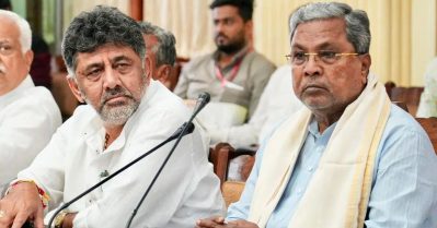 ഹൈക്കമാന്‍ഡിനെ അനുസരിക്കുന്നു; ഗവര്‍ണര്‍ക്ക് രാജി സമര്‍പ്പിച്ച് സിദ്ധരാമയ്യ, കര്‍ണാടകയില്‍ ഇനി ഡി.കെ യുഗം