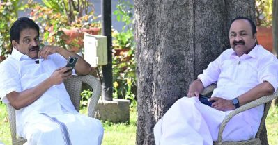 ഞങ്ങളുടെ ശരീരത്തിൽ തൊട്ടാൽ കോൺഗ്രസിന്റെ രക്തമേ വരൂ: ഐക്യപ്രഖ്യാപനവുമായി വി.ഡിയും കെ.സിയും