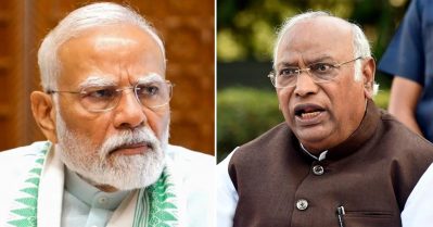ലവലേശം നാണമുണ്ടെങ്കില്‍ അമിത് ഷായെക്കൊണ്ട് രാജിവെപ്പിക്കണം; മോദിയോട് ഖാര്‍ഗെ