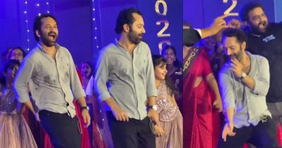 ലാലേട്ടന്‍ അല്പം റെസ്റ്റ് എടുക്കൂ, സ്റ്റേജ് തൂക്കാന്‍ ഫഹദെത്തി; താരത്തിനെന്ത് പറ്റിയെന്ന് ആരാധകര്‍