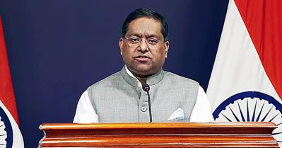 എഫ്.സി.ആര്‍.എയുമായി ബന്ധപ്പെട്ട അഭിപ്രായ പ്രകടനങ്ങള്‍ കണ്ടു; അത് ഞങ്ങളുടെ ആഭ്യന്തര കാര്യം: യു.എസ് നിയമസഭാംഗത്തെ തള്ളി ഇന്ത്യ
