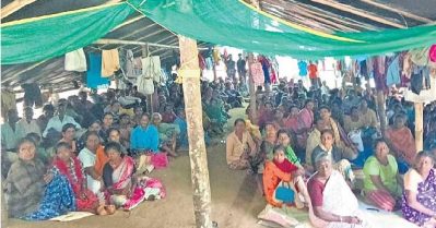 100 ദിവസം പിന്നിട്ട് ഭൂമിയ്ക്കായി കർണാടകയിലെ തൊഴിലാളികൾ നടത്തുന്ന ഭൂസമരം