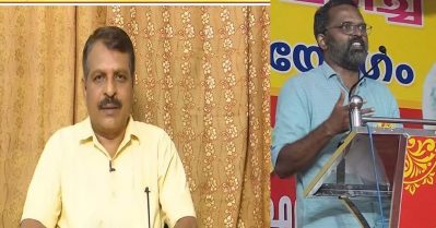 വേദിമാറിക്കയറി തീവ്രവര്‍ഗീയ പരാമര്‍ശുമായി ആര്‍.വി ബാബു; വായടപ്പിച്ച മറുപടിയുമായി സി.പി.ഐ.എം നേതാവ്