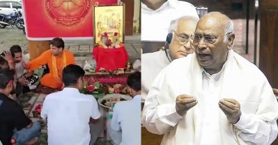 താന്‍ പ്രസംഗിച്ച വേദി ശുദ്ധികലശം ചെയ്തത് ബി.ജെ.പി ബന്ധമുള്ളവരെന്ന് ഖാര്‍ഗെ; സഭയിൽ നിഷേധിച്ച് ബി.ജെ.പി