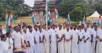 'ക്ഷേത്രഭൂമിയില്‍ അതിക്രമിച്ചു കയറി'; ബി.ജെ.പിക്കെതിരെ പൊലീസില്‍ പരാതി നല്‍കി കൊച്ചിന്‍ ദേവസ്വം ബോര്‍ഡ്