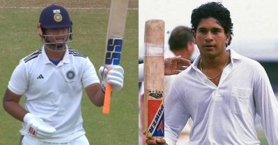 എട്ട് റണ്‍സ് കൂടി നേടാമായിരുന്നില്ലേ വൈഭവേ; ചരിത്രത്തില്‍ സച്ചിന്‍ ഒറ്റയ്ക്ക് വാഴും