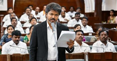 തമിഴ് വെറുമൊരു ഭാഷയല്ല, നമ്മുടെ വികാരം; സര്‍ക്കാര്‍ ചടങ്ങുകളില്‍ 'തമിഴ് തായ് വാഴ്ത്ത്' ആദ്യം ആലപിക്കുമെന്ന് വിജയ്