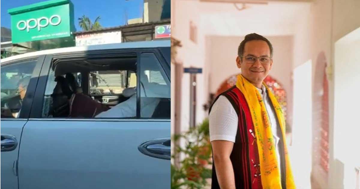 നാഗോണിൽ കോൺഗ്രസ് വാഹനവ്യൂഹത്തിനുനേരെ കല്ലേറ്; ബി.ജെ.പിക്കെതിരെ ആരോപണം