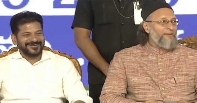ഒവൈസി സഹോദരങ്ങളുടെ ദേശസ്നേഹത്തെ ആര്‍ക്കും ചോദ്യം ചെയ്യാനാവില്ല: രേവന്ത് റെഡ്ഡി