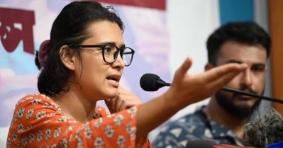 എന്തിനാണ് അഞ്ച് ദിവസത്തെ ജുഡീഷ്യല്‍ കസ്റ്റഡി; സി.ജെ.പി നേതാക്കളെ കസ്റ്റഡിയിലെടുത്തതിനെതിര നേഹ ബോറ