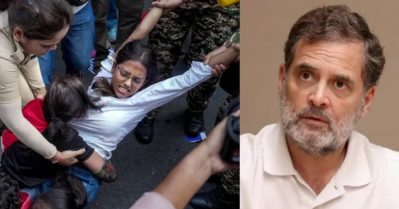 ജന്തർ മന്ദറിൽ വനിതാ മാധ്യമപ്രവർത്തകർക്ക് നേരെ പൊലീസ് അതിക്രമം; അമിത് ഷാ മറുപടി പറയണമെന്ന് രാഹുൽ ഗാന്ധി
