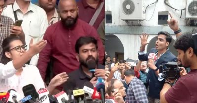 പത്രസമ്മേളനം തടസപ്പെടുത്തി റിപബ്ലിക് ടി.വി: പുറത്തേക്കിറങ്ങിപ്പോകാന്‍ ആവശ്യപ്പെട്ട് മറ്റ് മാധ്യമങ്ങള്‍