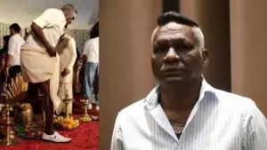 'എത്ര പണം സമ്പാദിച്ചാലും ആ പഴയ കോളനി സ്വഭാവം മാറില്ല'; നിലവിളക്കിന് മുന്നില്‍ ചെരിപ്പിട്ടെന്ന പേരില്‍ ഐ.എം. വിജയനെതിരെ ജാതി അധിക്ഷേപം