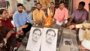 ഹല്‍ദ്വാനി ശുദ്ധീകരണ വിവാദം; രാഹുല്‍ ഗാന്ധിക്കെതിരെ 'ബുദ്ധി ശുദ്ധി യജ്ഞം' നടത്തി ബി.ജെ.പി
