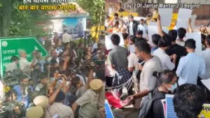ഗ്യാനേഷിന്റെ രാജി: രണ്ടാം ദിനവും തലസ്ഥാനം പ്രതിഷേധച്ചൂടില്‍; 150 പേരെ ദല്‍ഹി പൊലീസ് കസ്റ്റഡിയിലെടുത്തു