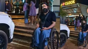ഭിന്നശേഷി സൗഹൃദ സൗകര്യങ്ങളില്ല; കൊയിലാണ്ടിയില്‍ ഹോട്ടലിന് മുന്നില്‍ കുത്തിയിരിപ്പ് സമരം