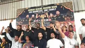 തീവ്ര വലതുപക്ഷ സമ്മര്‍ദം: ഹൈദരാബാദില്‍ നവരാത്രി ആഘോഷങ്ങളില്‍ നിന്ന് മുസ്‌ലിം ബൗണ്‍സര്‍മാരെ ഒഴിവാക്കുന്നതായി പരാതി