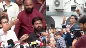 പത്രസമ്മേളനം തടസപ്പെടുത്തി റിപബ്ലിക് ടി.വി: പുറത്തേക്കിറങ്ങിപ്പോകാന്‍ ആവശ്യപ്പെട്ട് മറ്റ് മാധ്യമപ്രവര്‍ത്തകര്‍