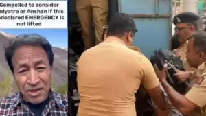 രാജ്യത്ത് അപ്രഖ്യാപിത അടിയന്തരാവസ്ഥ: അറസ്റ്റിലായവരെ മോചിപ്പിച്ചില്ലെങ്കില്‍ നിരാഹാര സത്യാഗ്രഹമെന്ന്  സോനം വാങ്ചുക്