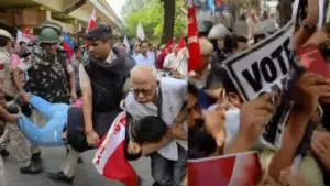 ദല്‍ഹിയില്‍ പൊലീസ് നരനായാട്ട്; പൊലീസിന് വഴങ്ങാതെ തെരുവിലിറങ്ങി പ്രതിഷേധക്കാര്‍