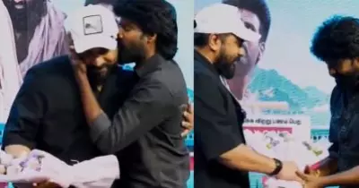 ഒരാള്‍ മൂന്നൂറ്, ഒരാള്‍ നൂറ്; ഒരേ ബൊക്ക കൊണ്ട് പരസ്പരം അഭിനന്ദിച്ച് സൂരിയും നിവിന്‍ പോളിയും