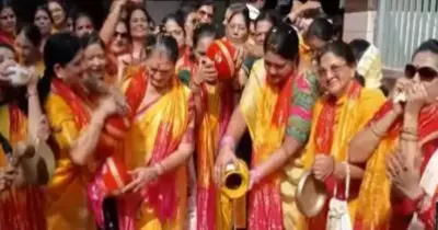 കോണ്‍ഗ്രസ് പ്രതിഷേധത്തിന് പിന്നാലെ ഗ്യാനേഷ് കുമാറിന്റെ തറവാട്ടുവീട്ടില്‍ ഗംഗാജലം തളിച്ച് ശുദ്ധികലശം നടത്തി ഹിന്ദുത്വ പ്രവര്‍ത്തകര്‍