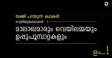 രാത്രിയുമ്മകഥകള്‍- 1   മാലാഖമാരും വെയിലമ്മയും ഉപ്പുപൂമ്പാറ്റകളും